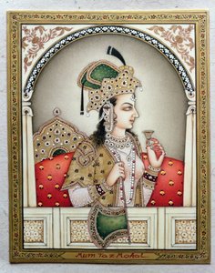 Porträt von Arjumand Banu Begum (d.1631) Mumtaz-i Mahal von School Indian