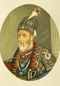 Porträt des Mogulkaisers Bahadur Shah II, Indien