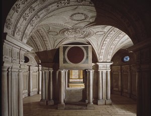 Krypta der Kirche von St. Martino ai Monti, 4.-5. Jahrhundert von School Italian