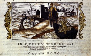 Roland kommt Olympia zu Hilfe. Szene aus dem Rittergedicht „Orlando Furioso“ (Der rasende Roland) von Ludovico Ariosto (1474 - 1533), Gesang IX