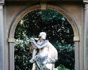 Statue der Venus, in den Gärten der Villa la Pietra