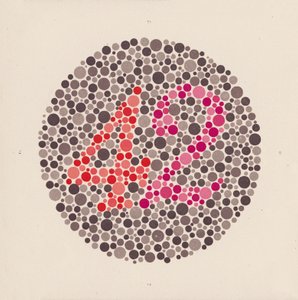 Ishihara-Farbtest zur Erkennung von Farbenblindheit von School Japanese