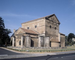 Außenansicht des Baptisteriums (4. Jahrhundert)