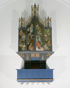 Bemalte Orgel
