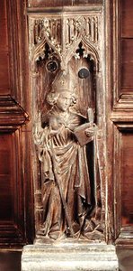 St. Ambrosius, einer der vier lateinischen Kirchenväter von School Netherlandish
