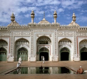 Ansicht der Moschee Mohabbat Khan aus dem 17. Jahrhundert