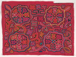 Hemdtafel (Mola), Kuna-Volk, San-Blas-Inseln, ca. 1950er