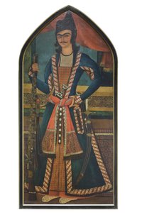 Ein Qajar-Prinz, möglicherweise Bahram Mirza, Abolhassan von School Qajar