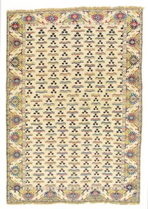Tuduc Cintamani Teppich, frühes 20. Jahrhundert von School Romanian
