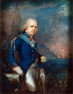 Porträt von Großherzog Konstantin Pawlowitsch von Russland (1779-1831) vor der Schlacht von Novi von School Russian