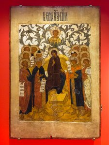 "Lob der Mutter Gottes" (spätes 16. Jahrhundert) von School Russian