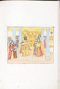 Die Hochzeitszeremonie von Michael I. von Russland
