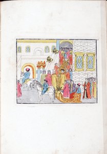 Ankunft zur Hochzeitszeremonie von Michael I. von Russland