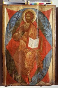 Christus in Majestät, Retter der Welt von School Russian