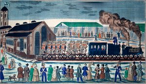 Abfahrt vom Moskauer Bahnhof nach Sankt Petersburg