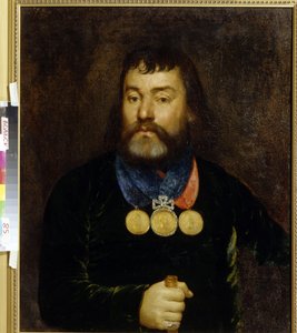 Porträt des Dichters Konstantin Zlobin