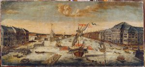 Blick auf die Ufer der Newa (Sankt Petersburg)