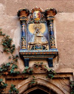 Keramikwappen Unserer Lieben Frau von Guadalupe