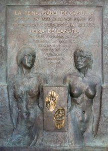 Denkmal für Isabel von Kastilien in den Alcazar-Gärten