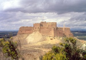 Burg Monzon, wo König Jakob seine Kindheit verbrachte