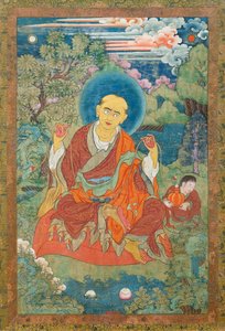Der Arhat Kanakavatsa von School Tibetan