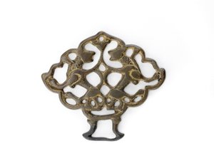 Ornament mit einem Löwenpaar, Seljuk-Dynastie, möglicherweise 13. Jahrhundert von School Turkish