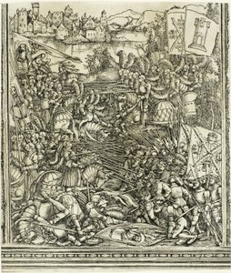 Der Krieg mit Venedig, aus Der Triumphbogen von Maximilian I.