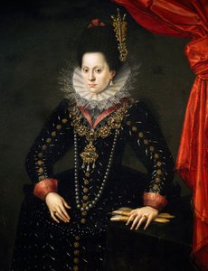 Porträt von Elisabeth von Lothringen, Herzogin von Bayern von Scipione (1550 98) Pulzone