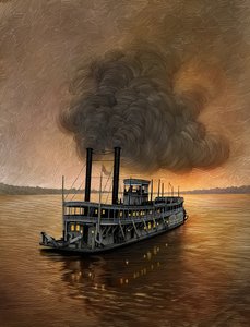 Mississippi-Dampfschiff, 2015