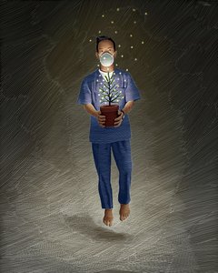 Engel Krankenschwester von Scott McKowen