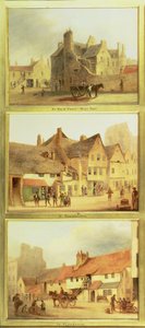 Main Point West Port, Grassmarket und Pleasance (Detail) von Scottish School