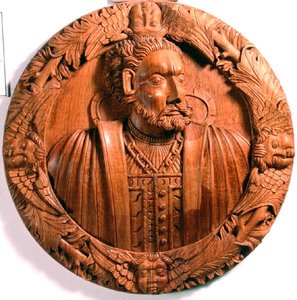 Rundel, von der Decke der Königlichen Präsenzkammer von Scottish School