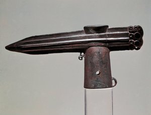 Skythische Kunst: Bronzeaxt aus der Region Krasnojarsk (Sibirien und Altai). 7. - 2. Jahrhundert v. Chr. von Scythian