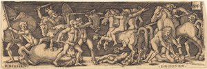 Kampf der Griechen und Trojaner von Sebald Beham