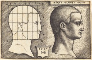 Kopf eines Mannes von Sebald Beham