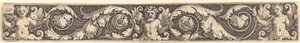 Ornament mit einer männlichen und zwei weiblichen Figuren von Sebald Beham