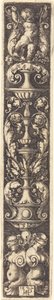 Ornament mit zwei verbundenen Frauen