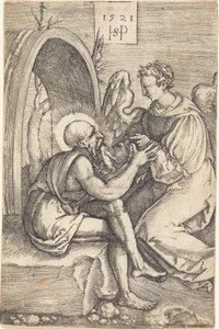 Heiliger Hieronymus mit dem Engel
