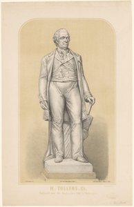 Statue von Hendrik Tollens von Sebastiaan Theodorus Voorn Boers