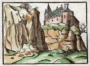 Târgoviște, Rumänien 1575 von Sebastian Munster