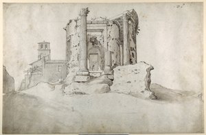 Ruinen des Tempels der Tiburtinischen Sibylle in Tivoli