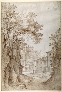 Ansicht des Palazzo Quirinale von Sebastian Vrancx