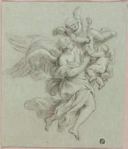 Engel mit Putti von Sebastiano Conca