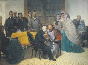 Giuseppe Garibaldi besucht Alessandro Manzoni am 15. März 1862