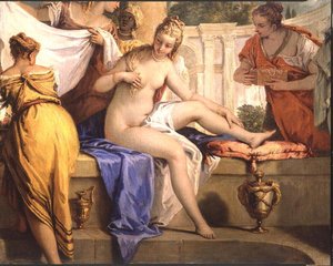 Bathseba beim Baden, ca. 1725 (Detail)