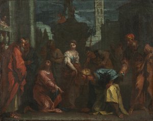 Christus und die Ehebrecherin, Mitte 1700er