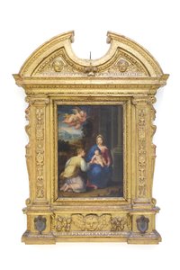 Heirat der Heiligen Katharina von Sebastiano called Bastianino Filippi