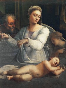 Madonna mit Schleier