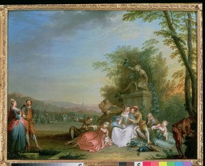 Die Weinlese, ca. 1750 von Sebastien II Le Clerc