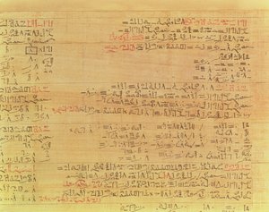Detail des Rhind-Mathematik-Papyrus
